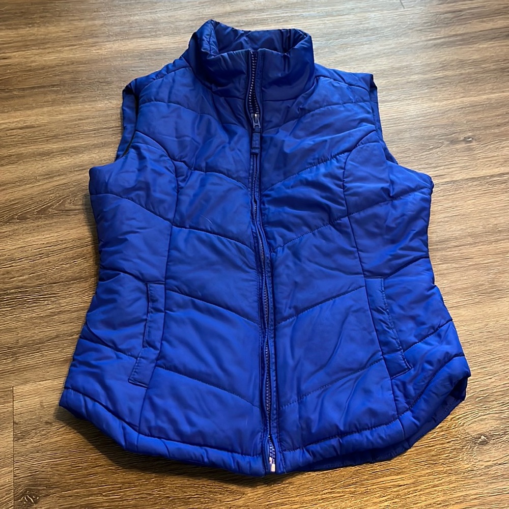 Blue Puffy Vest